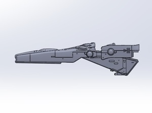 1/5000 バレンダウン 3Dプリント 未組立 帝国軍 IMPERIAL VALENDOWN 3D PRINT 宇宙戦艦 Spacecraft Space Ship Space Battleship SF