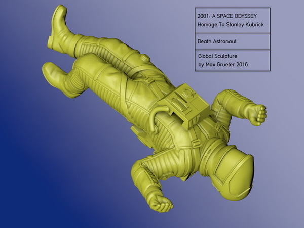 2001年宇宙の旅 1/8 ディスカバリー号 宇宙服 3D プリント 2001: A Space Odyssey Astronaut
