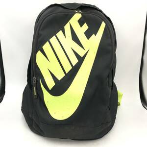 【NIKE】リュックサック　ナイキ　ブラック　イエロー　グリーン　大容量　鞄　バッグ