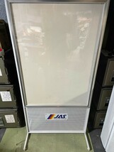 希少 JAS 非売品 日本 エアシステム レインボー777 航空 広告 看板 スタンド パネル h161cm w80cm 格安スタート t b_画像2