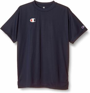 ●送料390円可能商品 チャンピオン Champion 新品 メンズ ロゴ入り COOL 抗菌防臭機能 半袖 Tシャツ 紺 XL[C3PS390-370-XL] 三 参★QWER★