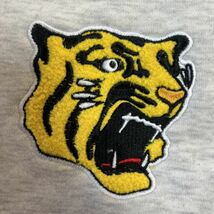 ★阪神 タイガース HANSHIN TIGERS 新品 メンズ スウェット トレーナー ジャケット 灰 Mサイズ [74235490-91-M]一 二 壱★QWER_画像4