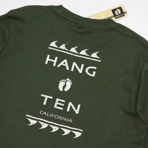 ★ハンテン HANGTEN 新品 メンズ 快適 カジュアル バックプリント 長袖 ロング Tシャツ ロンT Mサイズ [SN402-YG4-M] 一 三 壱★QWER