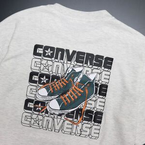 ●送料390円可能商品 コンバース CONVERSE 新品 メンズ バックプリント オーバーサイズ 半袖 Tシャツ M[32736006-90-M]一 三 壱★QWER★