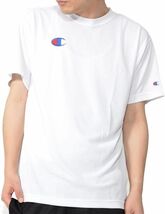 ●送料390円可能商品 チャンピオン Champion 新品 メンズ ロゴ入り COOL 抗菌防臭機能 半袖 Tシャツ 白 L[C3PS390-010-L] 三 弐★QWER★_画像1