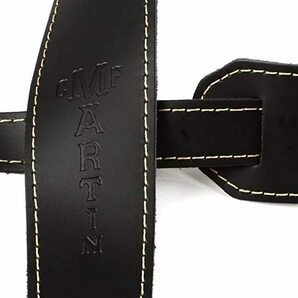 MARTIN 18A0046 Leather STRAP 縦ロゴ マーチン 純正 本革ギターストラップ  マーティンの画像5