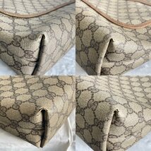 SN0603-52I　ゆうパック着払い　GUCCI　シェリーライン　トートバッグ　39.02.003　鞄　オールドグッチ　肩掛け鞄_画像6