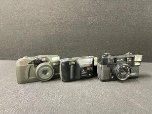 ST0603-13I　ゆうパック着払い　フィルムカメラ 3台 まとめて　minolta HI-MATIC AF/Canon Autoboy LITE/RICOH RZ-1100　ジャンク