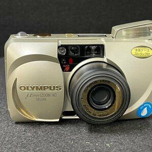 KF0603-61I ゆうパック着払い OLYMPUS μ [mju:] ZOOM 140 DELUXE 38-140ｍｍ コンパクトカメラ オリンパス ミュー フィルムカメラの画像2