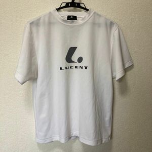 LUCENT Tシャツ 半袖シャツ ロゴシャツ プリントTシャツ ホワイト　テニスウェア　ソフトテニス