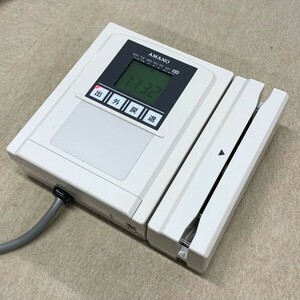 @S1513 simple operation verification present condition goods AMANO/amanoSX-100AM-L time card reader recorder guarantee less 