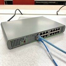 @S1396 ラスト4台 中古 簡易動作確認済み Allied Telesis AT-GS910/16 16 Port Gigabit Switch ノンクレームノンリターン_画像3