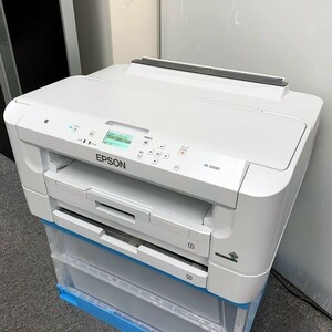 @S1531 現状品/ジャンク品 EPSON PX-S5080 ビジネスプリンター インクジェット A3対応 ノズル詰りエラー有り 総印刷9枚 ACコード付属