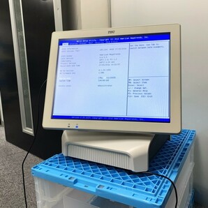 @S1147 現状品/保証無し 東芝テック TEC テックPOSターミナル QT-11本体 OS,POSシステム消去済み 専用AC付属の画像1