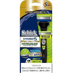 シック Schick 5枚刃 ハイドロ5 プレミアム パワーセレクト ホルダー 替刃1コ + 交換 替刃1コ付 選べる3段階カスタム振動 男性カの画像7