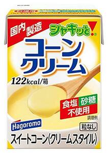 はごろも シャキッと! コーンクリーム (紙パック) 190g(2569)×6個