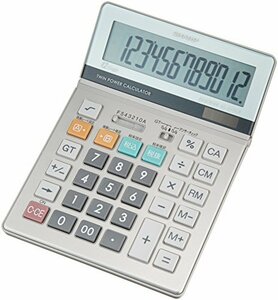  sharp business practice calculator green buy law conform model semi desk top type 12 column EL-S752KX