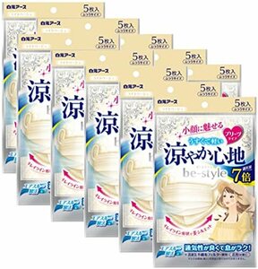 [be-style] white origin earth Be style pleat type ... feeling light beige 5 sheets insertion ×10 piece set mask for women 