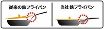 藤田金属 鉄フライパン 24cm IH 対応 ソテーパン 日本製 スイト こだわり職人 65809_画像5