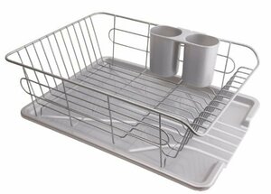  pearl metal tableware dish drainer water . current . tray attaching width put type gray Ardeo H-5687