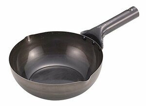  pearl metal ultimate deep .. saucepan 22cm IH correspondence iron fry pan deep type iron worker made in Japan HB-1045