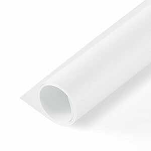 Meking 撮影用 PVC 背景布 バックペーパー 100cm x200cm　ホワイト