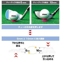 Tabata(タバタ) ゴルフ ティー 置くティー オクティーショート5&10 GV1410 ティーアップ時:5or10mm_画像3