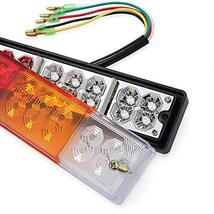 Karun トレーラーテールランプ led 12V/24V 防水 汎用 トラック/ローリー/シップに適用 車検対応 2個入り_画像4