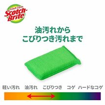 3M スポンジ キッチン キズつけない 抗菌 ハイブリッドネット グリーン 6個 スコッチブライト HBNT_画像6