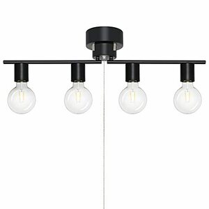 Haian Support シーリングライト 4灯 スポットライト 天井照明 E26 LED電球対応 【電球別売】 角度調節 折り畳み可 吊り下