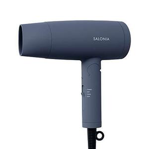 SALONIA サロニア スピーディーイオンドライヤー グレー ヘアドライヤー 大風量 速乾 マイナスイオン コンパクト 軽量 SL-013GR