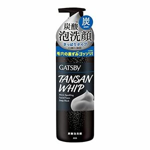 《マンダム》 ギャツビー (GATSBY) マイクロスパークリング泡洗顔 ディープブラック 本体 200mL