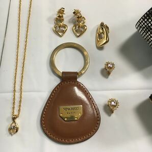 送料一律520円 おまとめ 豪華 美品多数 25点 GIVENCHY SWAROVSKI NINA RICCI LANCEL mila schonネックレス イヤリング ブレス カフスの画像6