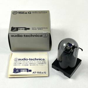 audio-technica VM型カートリッジ AT15Ea/G ヘッドシェル MG-10 元箱付き オーディオテクニカ 24C 北2