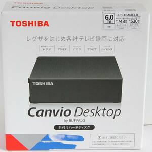 ∇新品未開封 TOSHIBA(BUFFALO) HD-TDA6U3-B 6TB