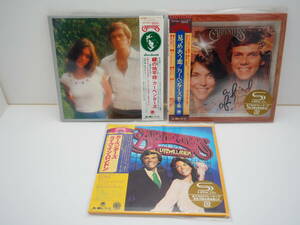 C【紙ジャケットSHM-CD】CARPENTERS カーペンターズ　　３作品　 （ユニバーサルミュージック製）