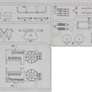 ジャンク ★ TAMIYA / タミヤ 1/20 Tyrrell P34 SIX WHEELER F 部品（ モーターライズ ）★ タイレル P34 No.20001の画像6