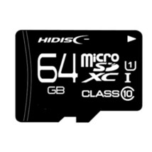 microSDXC64GBメモリーカード（HI-DISC）HDMCSDX64GCL10UIJP-WOA 2セット【1円スタート出品・新品・送料無料】_画像3