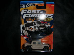 ホットウィール FAST&FURIOUS ハマー HUMMER H1