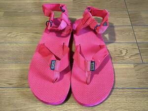 TEVA テバ サンダル ビーチサンダル 赤 RED 28cm US10