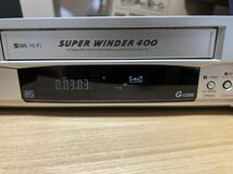 三菱 VHSビデオデッキ HV-BS88 中古品 再生、早送り、巻き戻しのみ確認済み 付属品はリモコンのみ_画像2