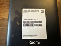 【中古】Redmi Note9T 5G A001XM 128GB Simフリー シリコンケース付き_画像3