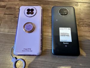 【中古】Redmi Note9T 5G A001XM 128GB Simフリー シリコンケース付き