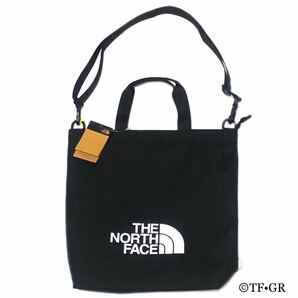 新品未使用 THE NORTH FACE キッズ 2wayトートバッグ ショルダー A4収納 チャック付 ブラック 日本未発売の画像5