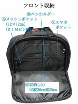 新品未使用 THE NORTH FACEノースフェイス シティコミューターリュック ビジネス バックパック 多機能 20L ブラック 海外限定_画像9