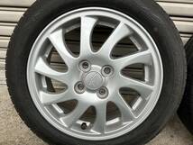 【インボイス対応】ダイハツ L375S L175S 純正アルミ 4.5J 15in +45 PCD100 165/55R15 タント ソニカ ミラ ムーヴ エッセ_画像2