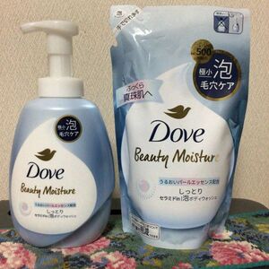 Dove ビューティーモイスチャー　泡ボディウォッシュ　本体540g &詰め替え430g