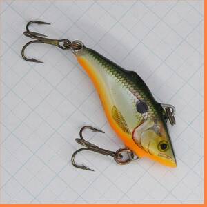 sラパラ ラトリンラップ RNR5 プリントシャッド ■F158 RATTLIN' RAP　　 Rapala