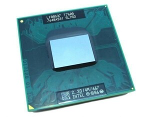 Intel Core 2 Duo T7600 SL9SD 2C 2.33GHz 4MB 34W Socket M