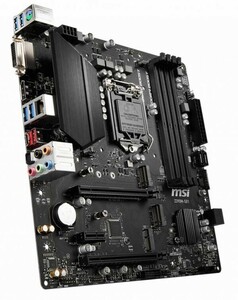 MSI Z390M-S01 LGA 1151 Intel Z390 DDR4 Dual M.2 USB3.1 Micro ATX Motherboard